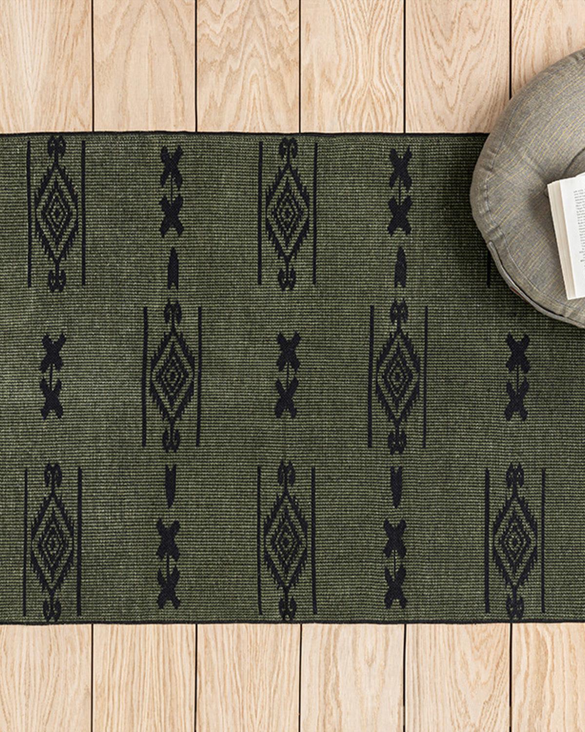 Rasia Dokuma Kilim Açık Yeşil