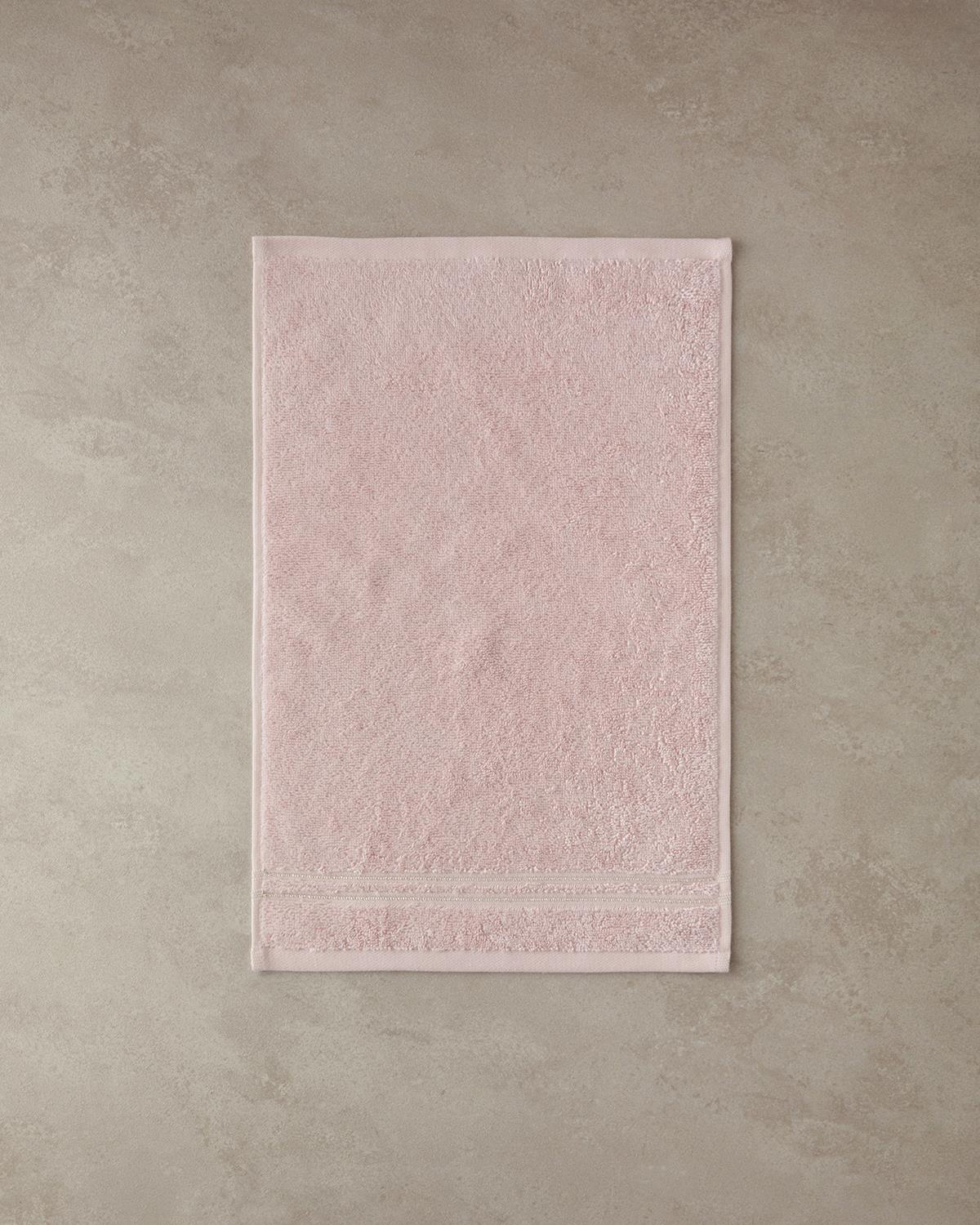Rattan Pamuklu Yüz Havlusu Seti Pembe