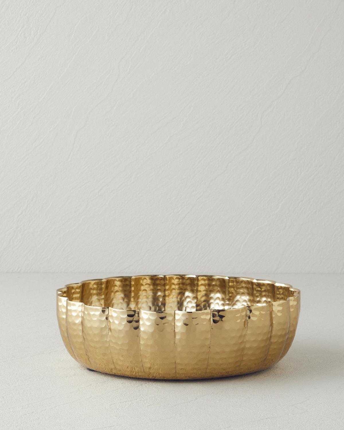 Regina Metal Dekoratif Tabak 18 x 18 x 5 cm Gold