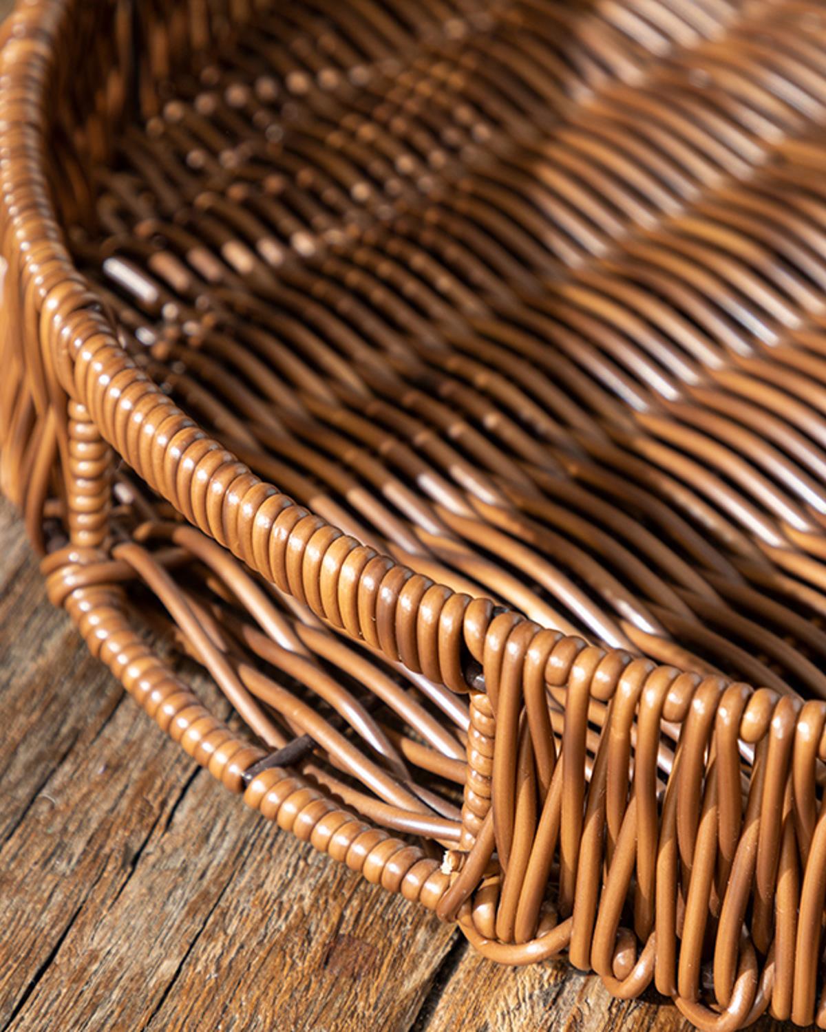 Regina Rattan Tepsi Kahve