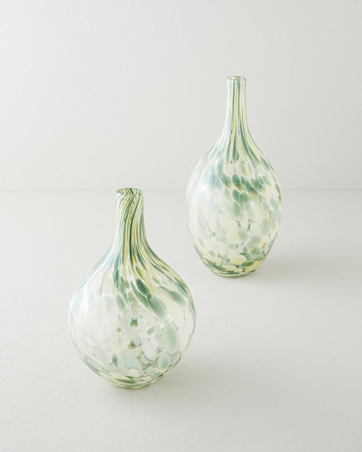 Renita Cam Vazo 22 cm Yağ Yeşili