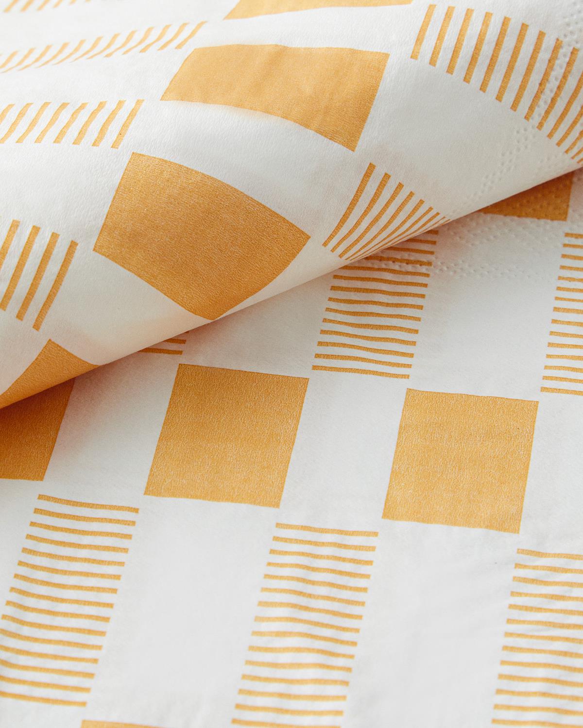 Retro Art Kağıt 20'li Kağıt Peçete 33x33 cm Sarı