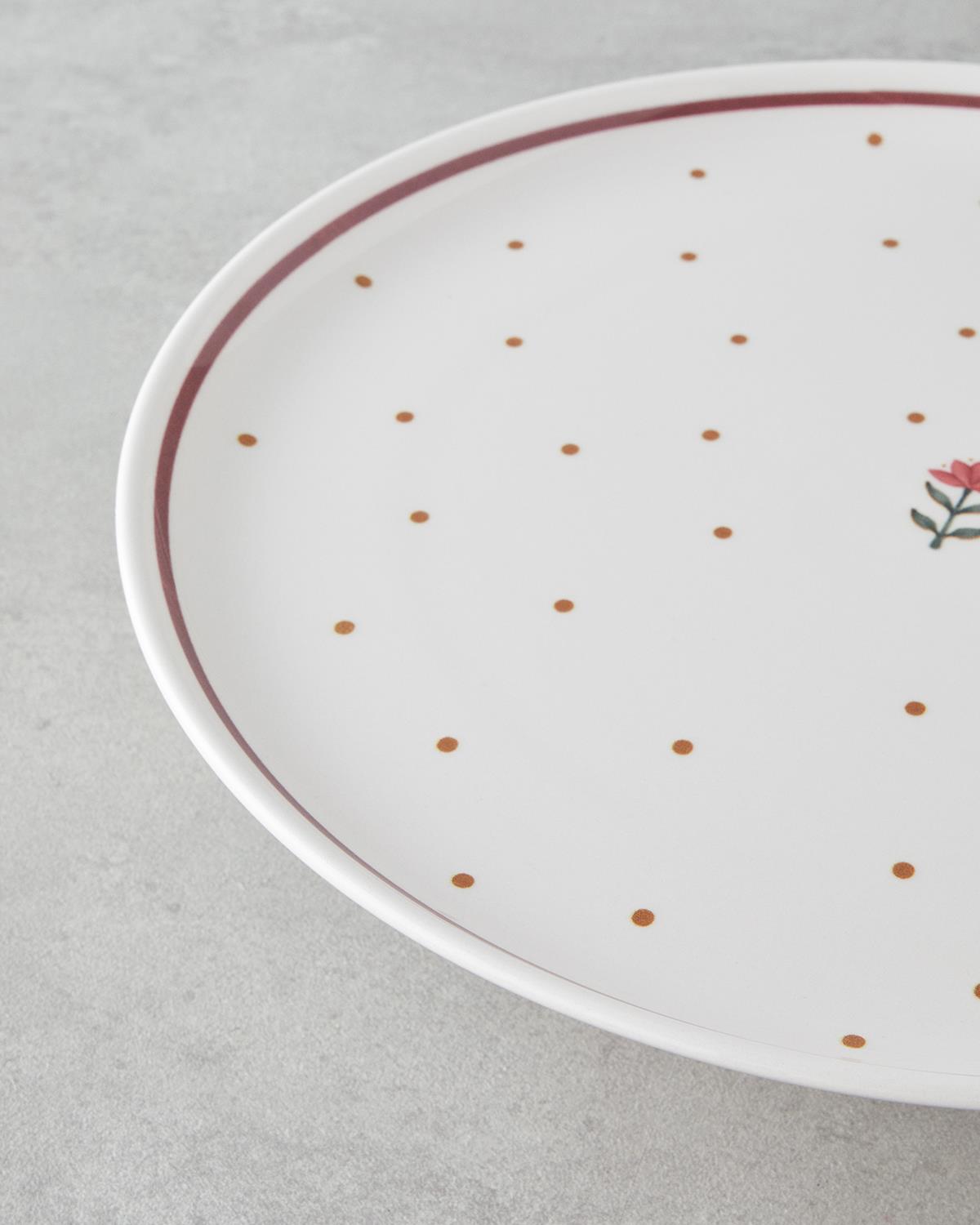 Retro Seramik Pasta Seti 13 parça 6 kişilik Renkli