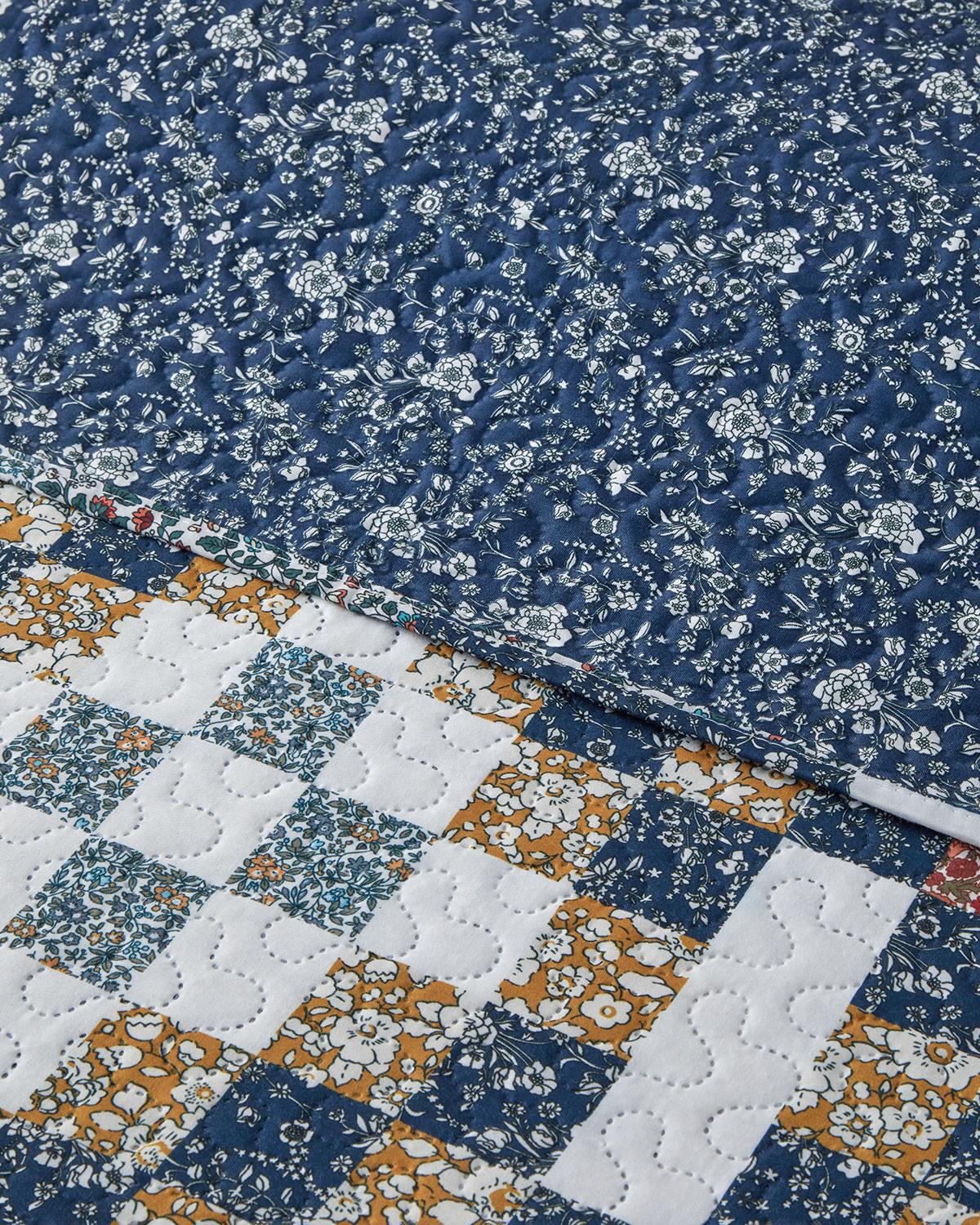 Retro Tribute Çok Amaçlı Çift Kişilik Yatak Örtüsü Takımı 200x220 cm Hardal