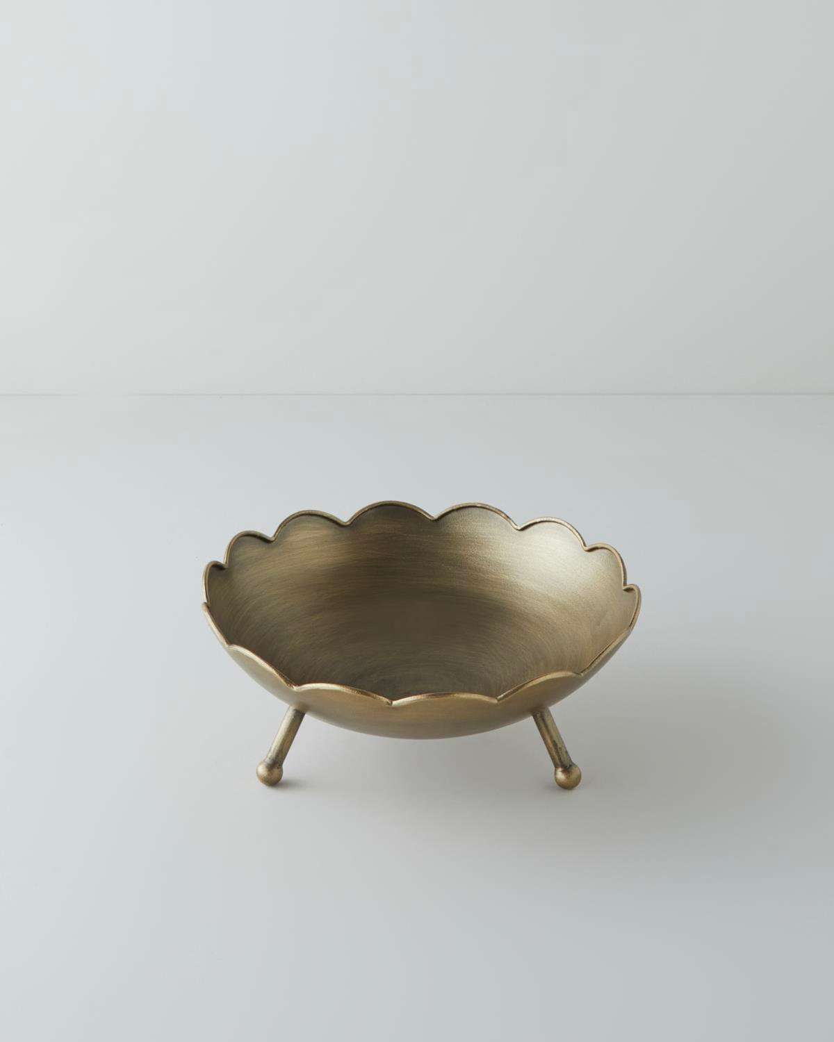 Rila Dekoratif Kase 29x29x11,5 cm Bronz