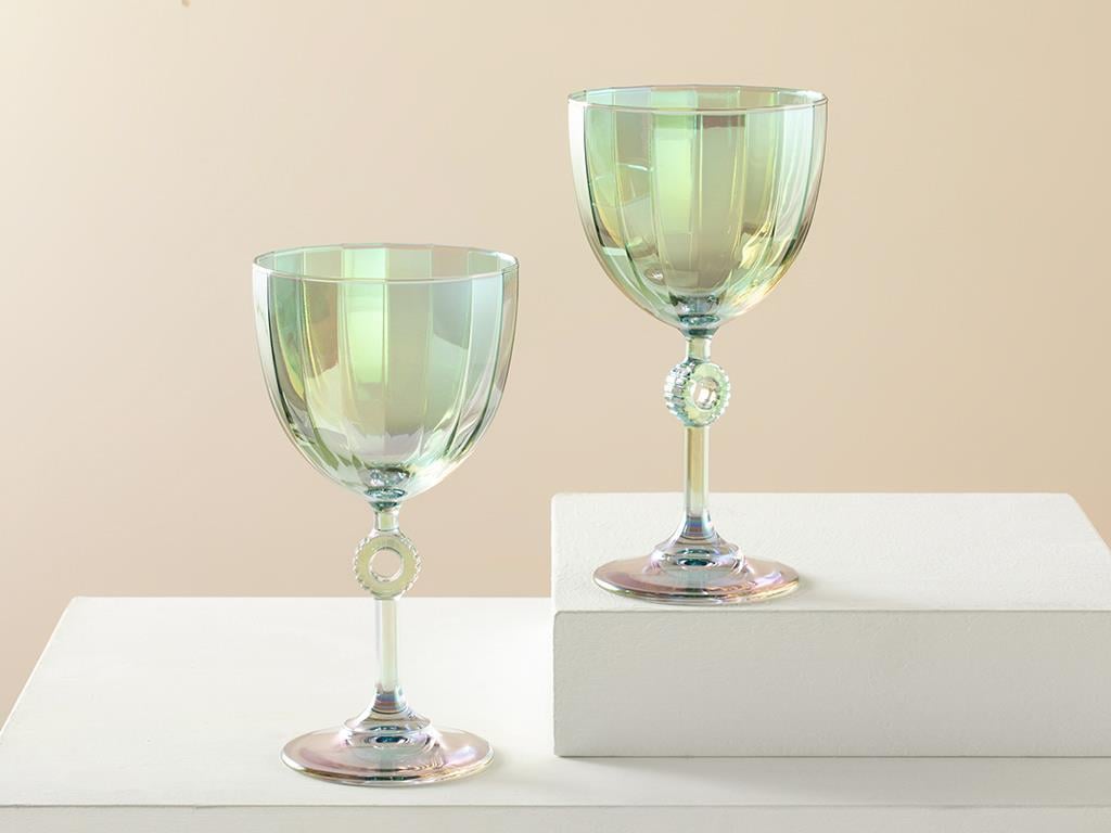 Rio Cam 2'li Kadeh 280 ml Yeşil