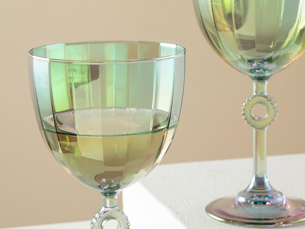 Rio Cam 2'li Kadeh 280 ml Yeşil