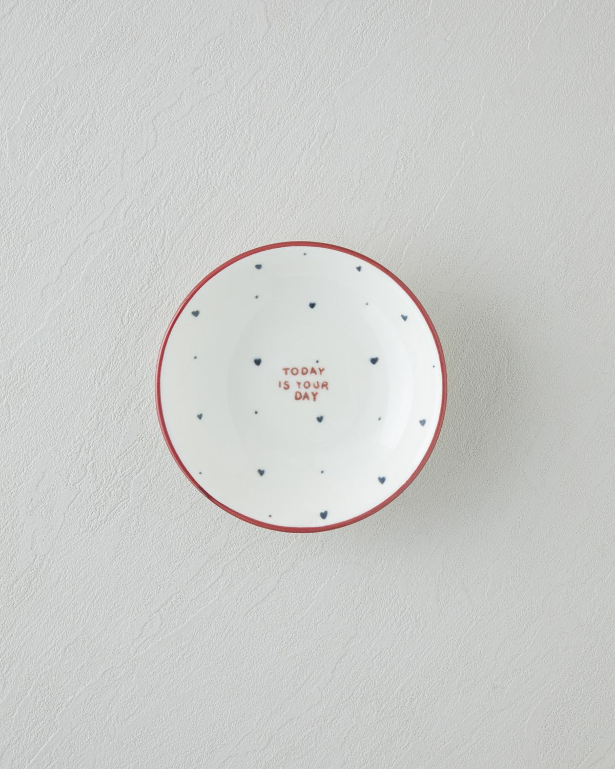 Romance Porselen Kahvaltı Takımı 12 Parça 6 Kişilik Kırmızı-Siyah