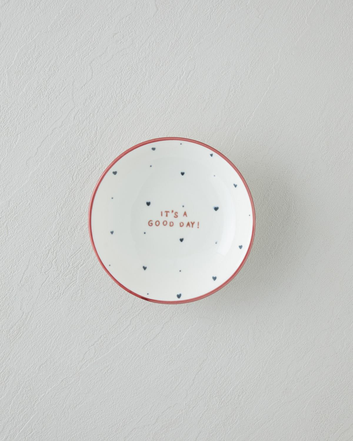 Romance Porselen Kahvaltı Takımı 12 Parça 6 Kişilik Kırmızı-Siyah