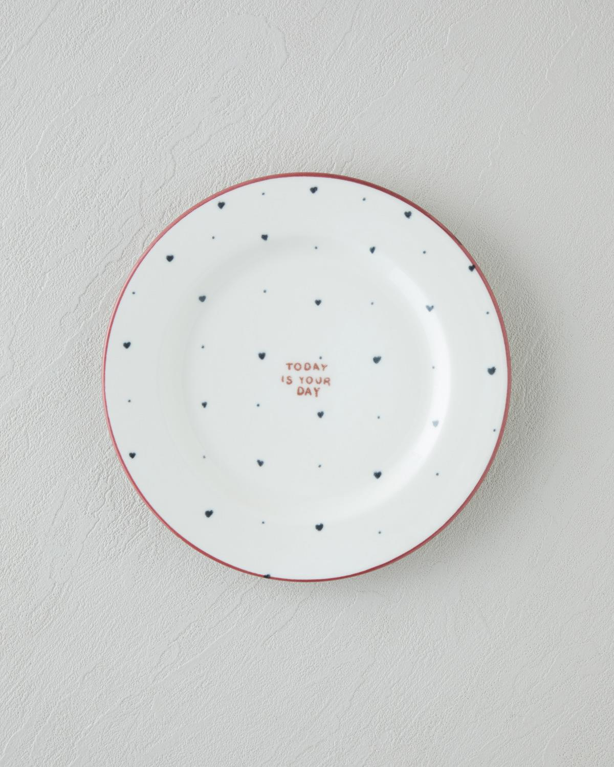 Romance Porselen Kahvaltı Takımı 12 Parça 6 Kişilik Kırmızı-Siyah