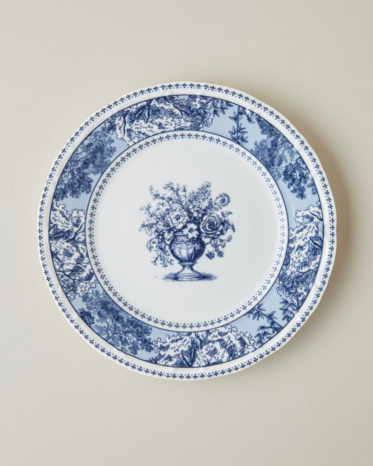 Rosen Porselen Yemek Takımı 24 Parça 6 Kişilik Lacivert