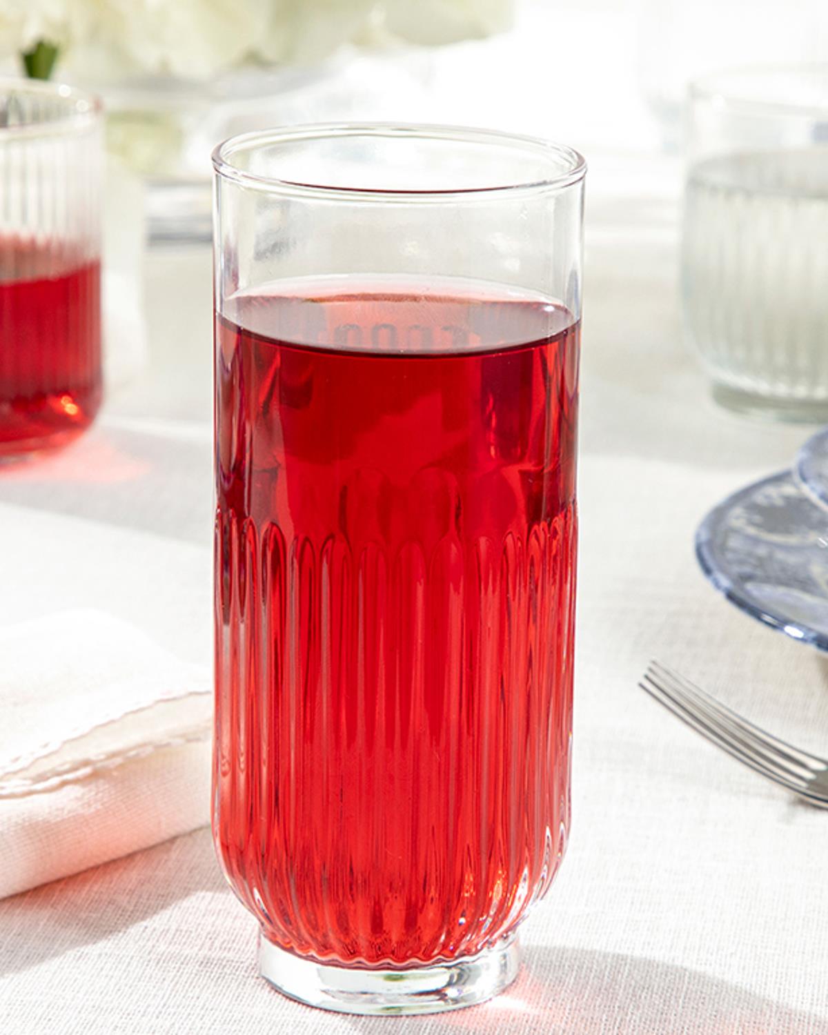 Roso Cam 3'lü Bardak 395 ml Şeffaf