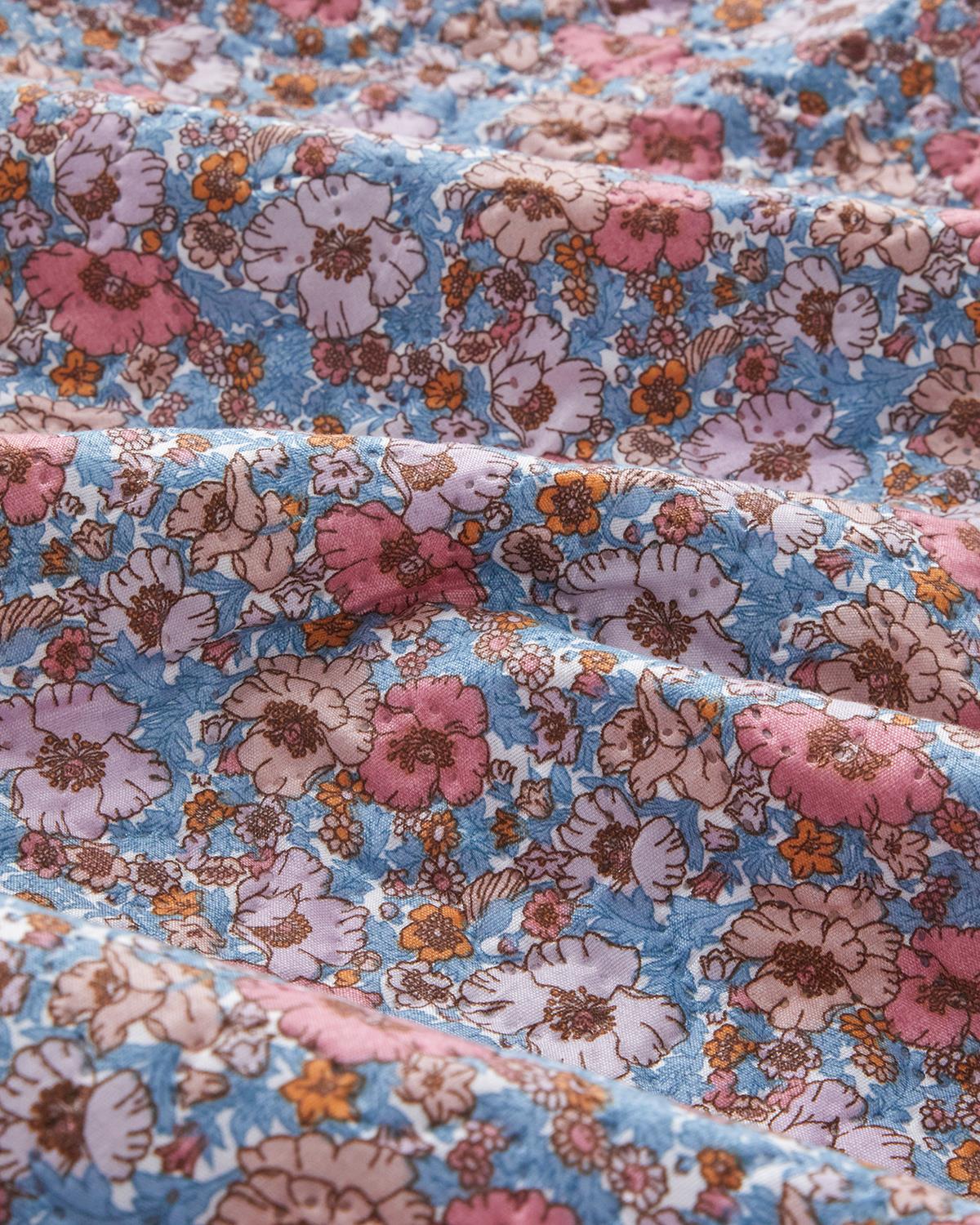 Ruby Blossom King Size Çok Amaçlı Örtü 240x220 cm Kırmızı