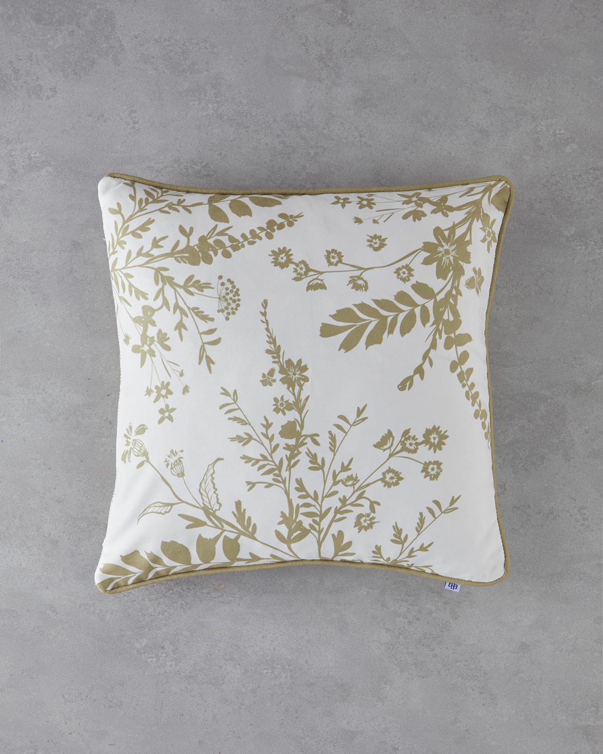 Sage Çift Taraflı Kırlent Kılıfı 45x45 cm Yeşil