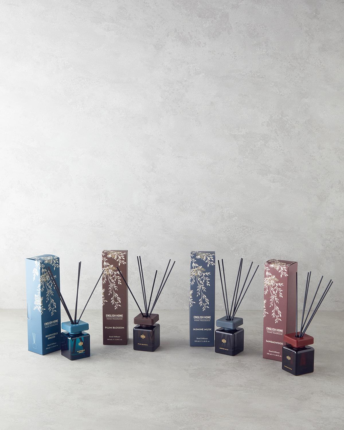 Sandalwood Çubuklu Oda Kokusu 100 ml Bordo