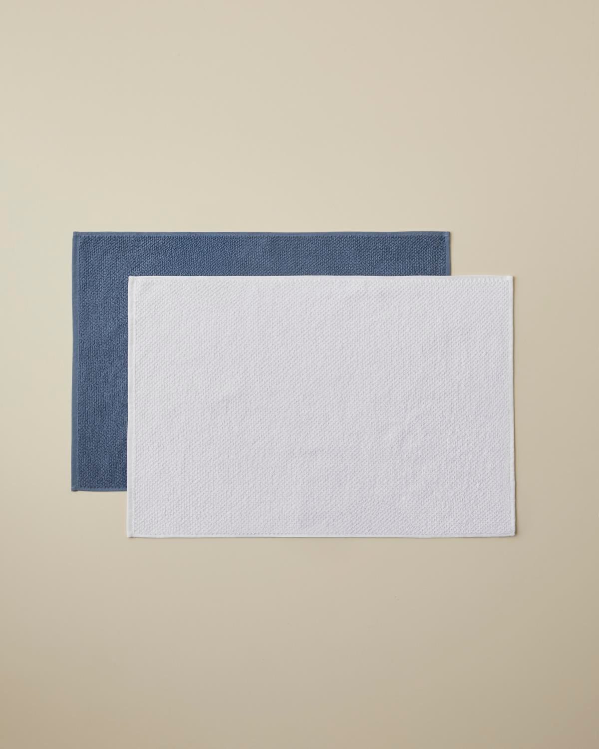 Sandy Stripe Pamuk Ayak Havlusu 50x70 cm Beyaz