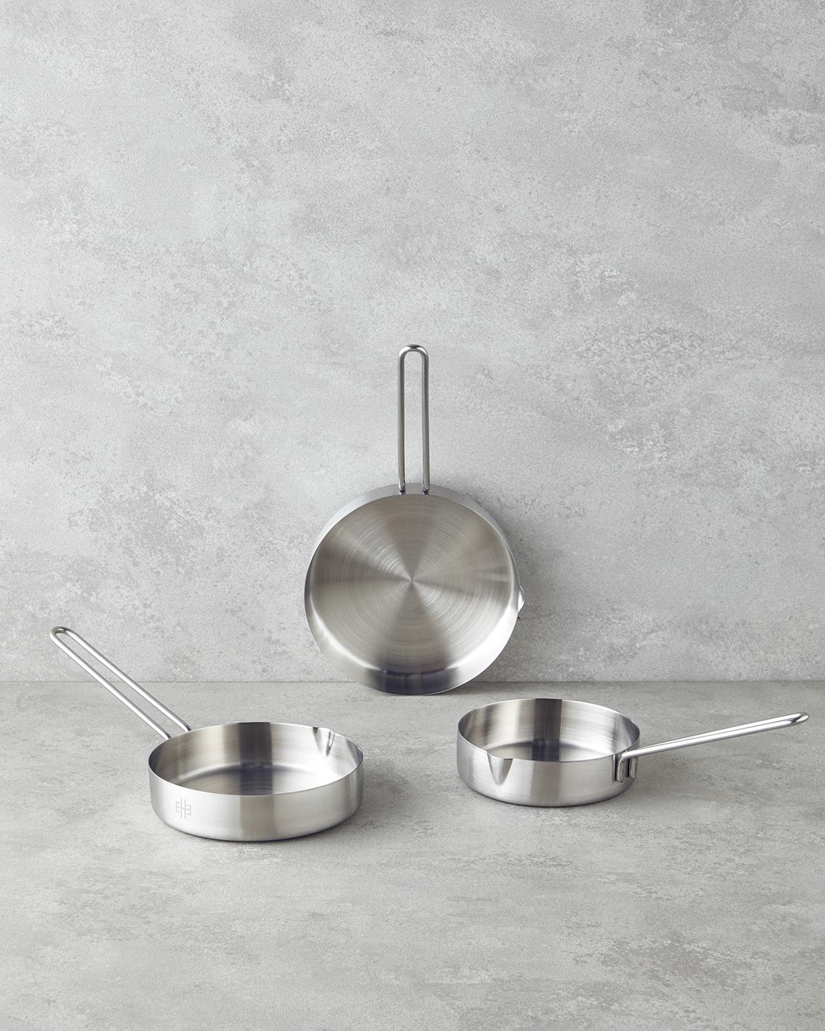 SauceMate Paslanmaz Çelik Sos Tava 16 cm Silver