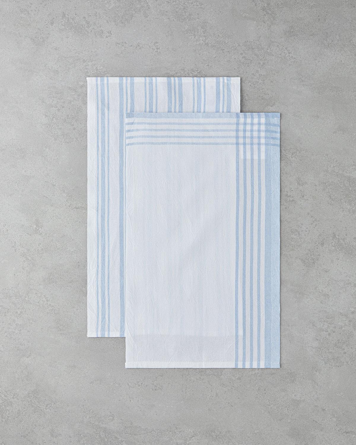 Savory Pamuk Polyester 2'li Kurulama Bezi 30x50 cm Mavi
