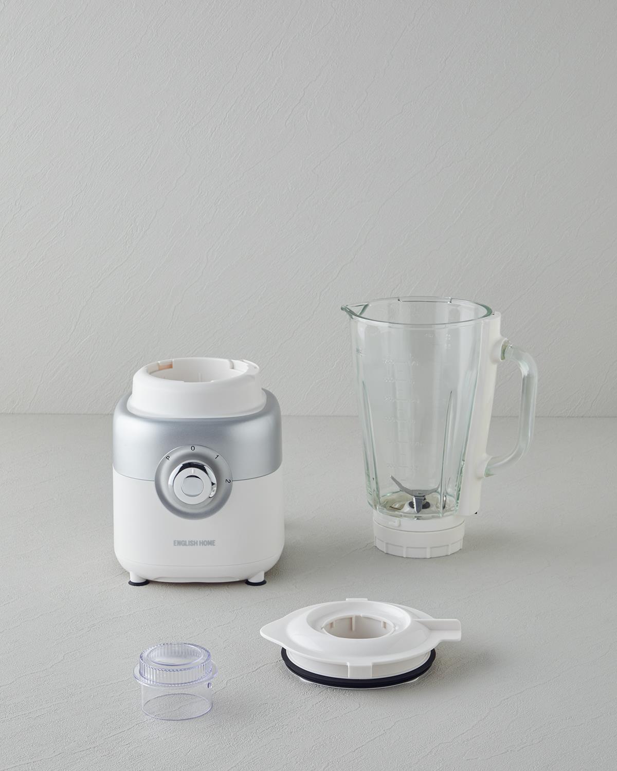 Sbl 3001 Cam Sürahi Blender Beyaz-Krom