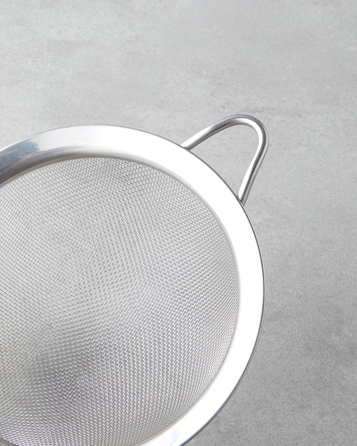 Scavri Paslanmaz Çelik Kevgır 14 cm Gri