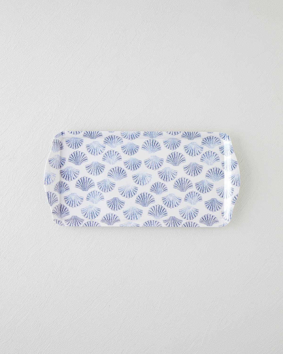 Seabreeze Melamin Tepsi 37x18 cm Mavi - Yeşil
