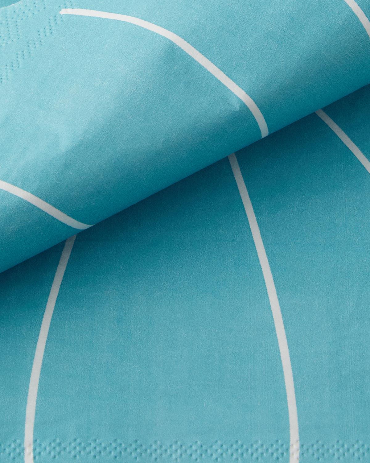 Seashell Kağıt Kağıt Peçete Mavi