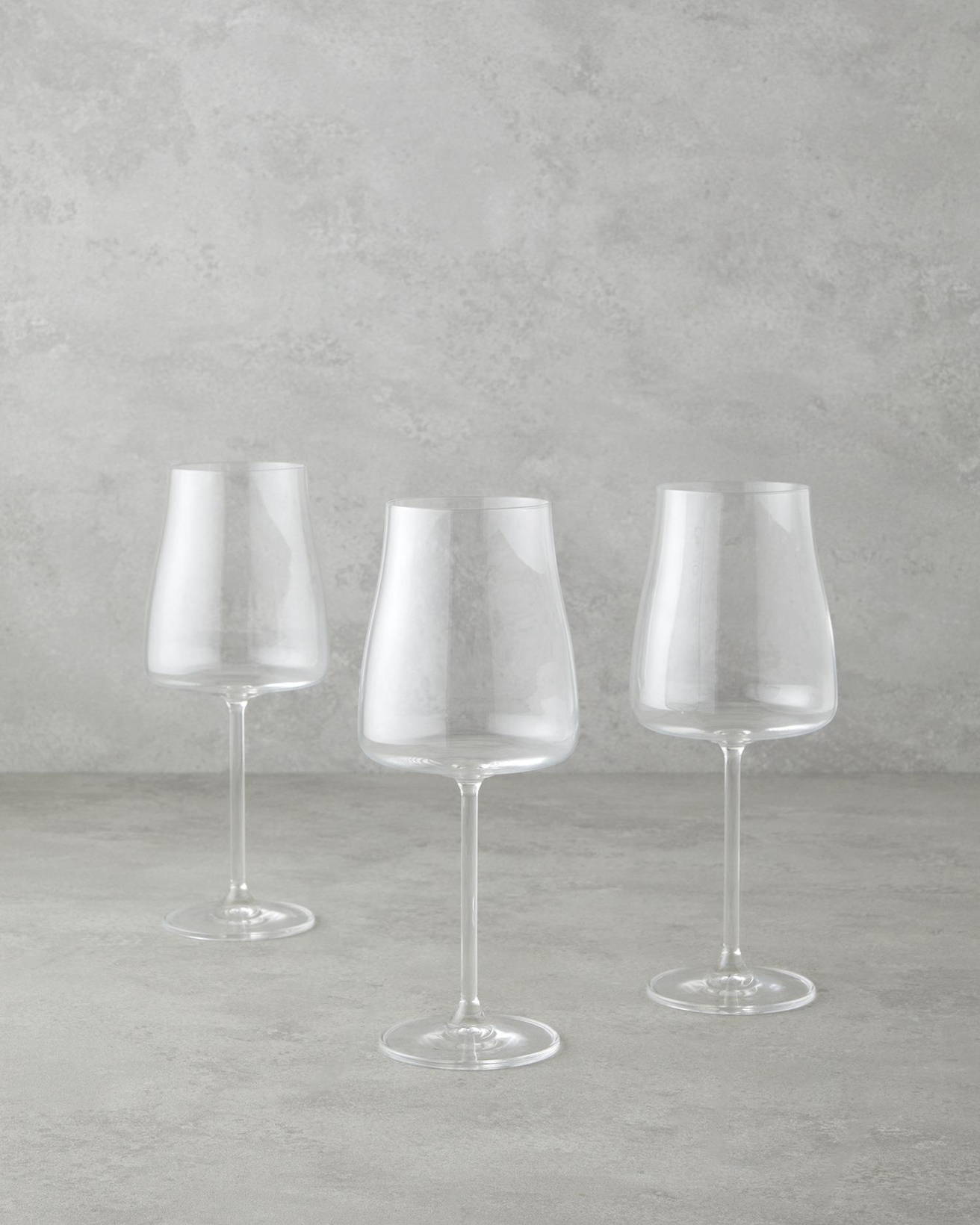 Sense Kristalin 3'lü Kadeh 400 ml Şeffaf