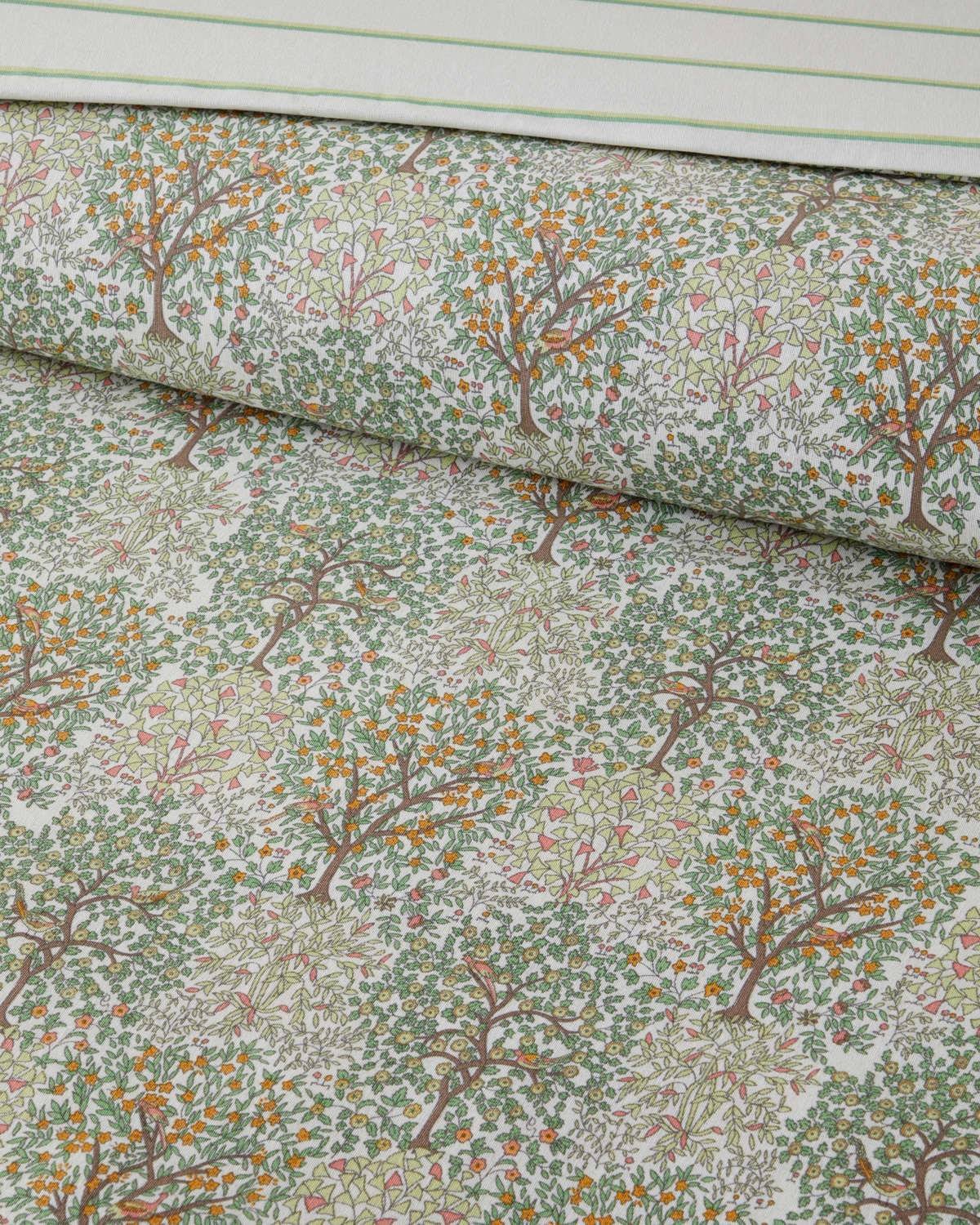 Serenade Kolay Ütülenir Çift Kişilik Nevresim Seti 200x220 cm Yeşil