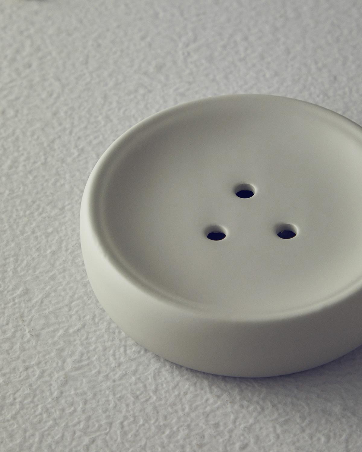 Shade Stoneware 3'lü Banyo Seti Gri
