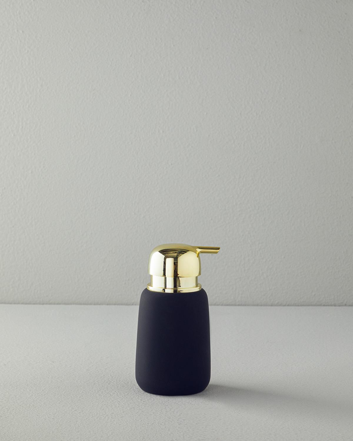 Shade Stoneware 3'lü Banyo Seti Siyah