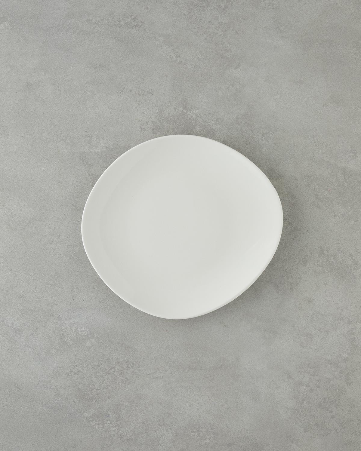 Shape Porselen Yemek Takımı 8 Parça 2 Kişilik Beyaz