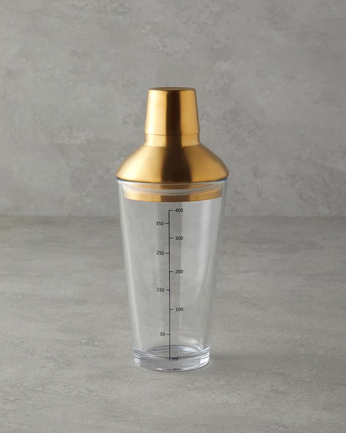 Shine Cocktail Cam Kokteyl Shaker Gold