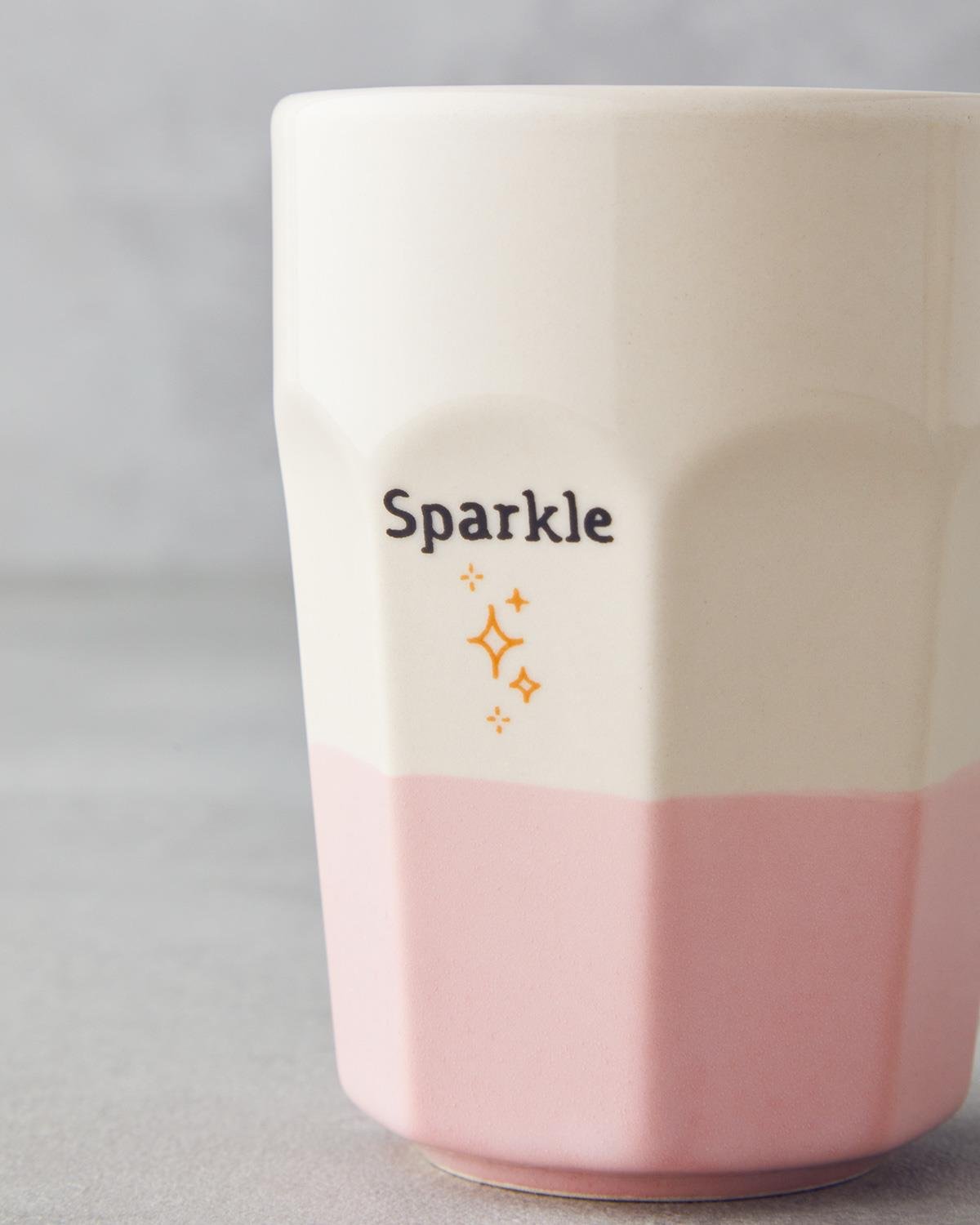 Shine Day Seramik 2'li Bardak 280 ml Pembe - Mavi