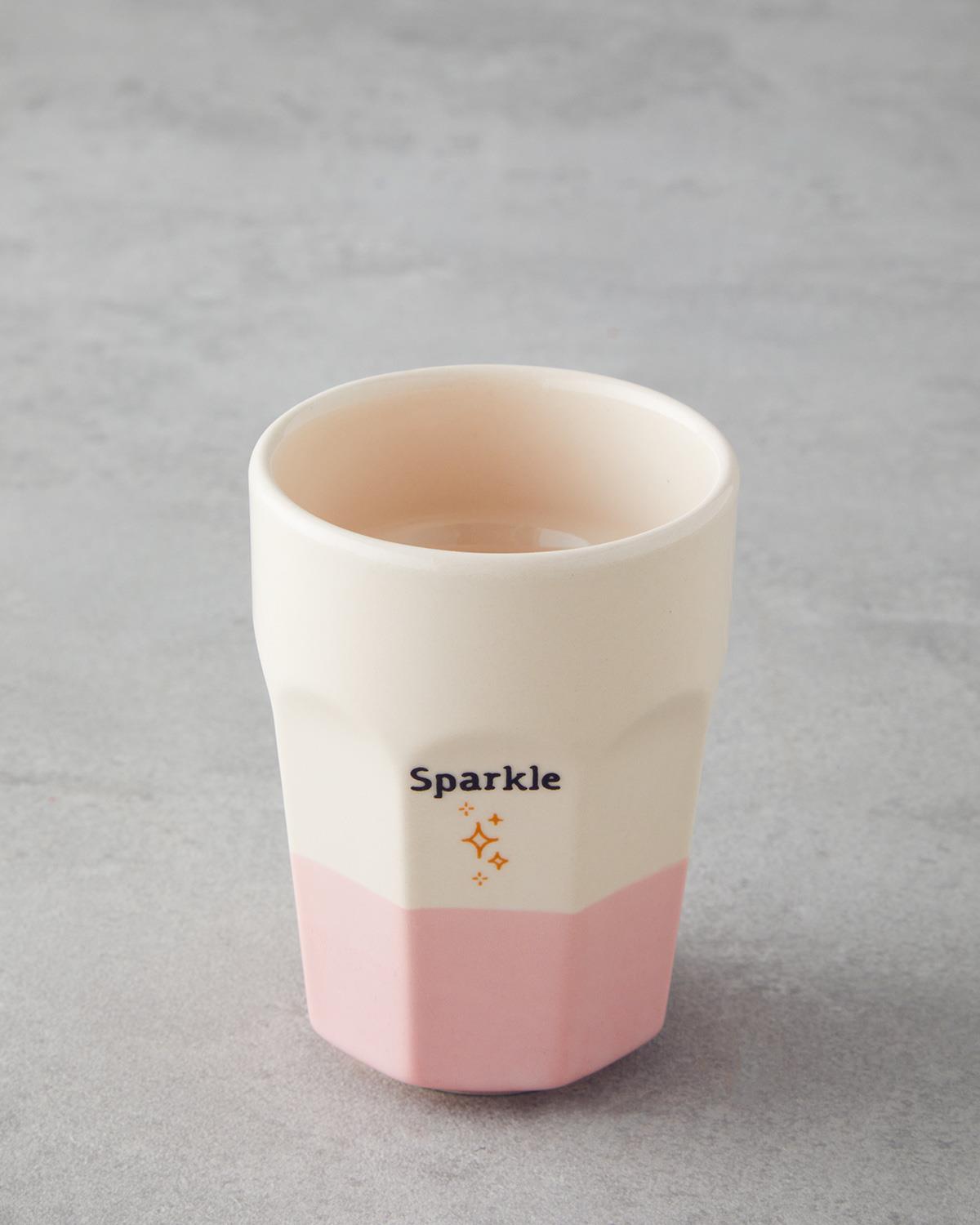 Shine Day Seramik 2'li Bardak 280 ml Pembe - Mavi