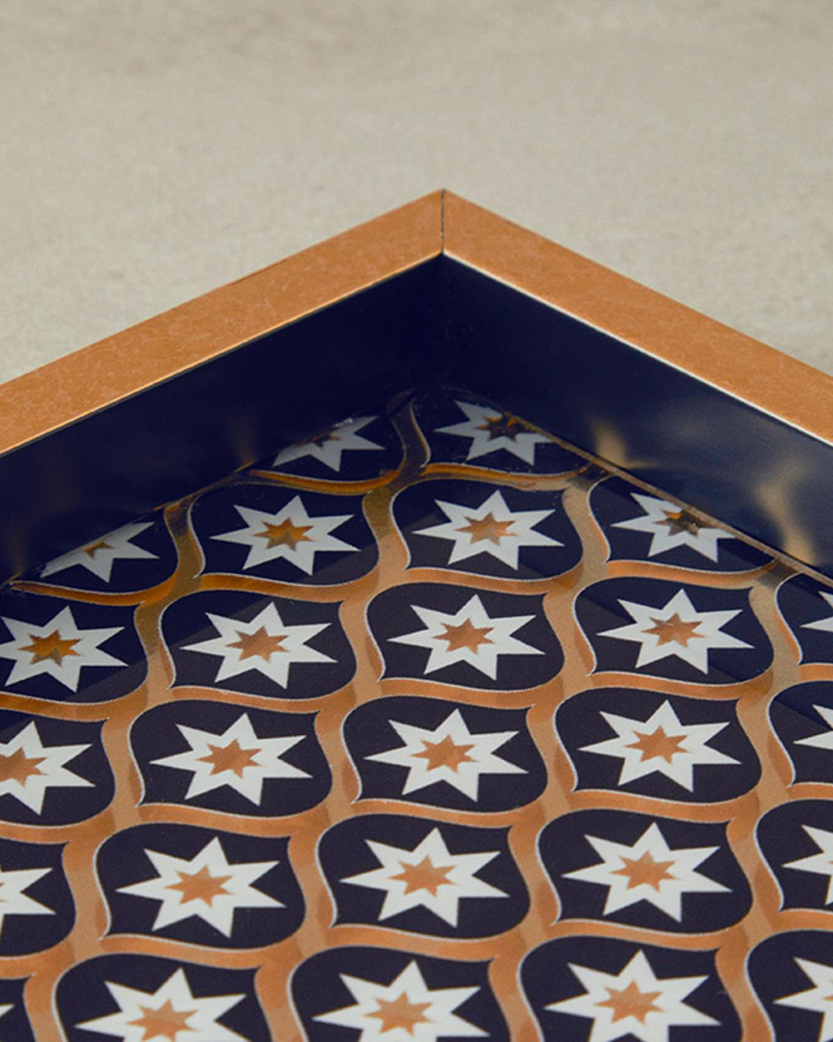 Shine Dekoratif Tepsi Gold