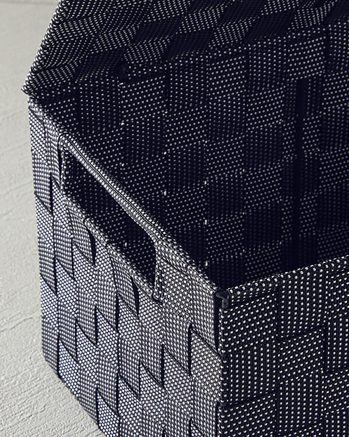 Shine Kapaklı Saklama Kutusu Siyah