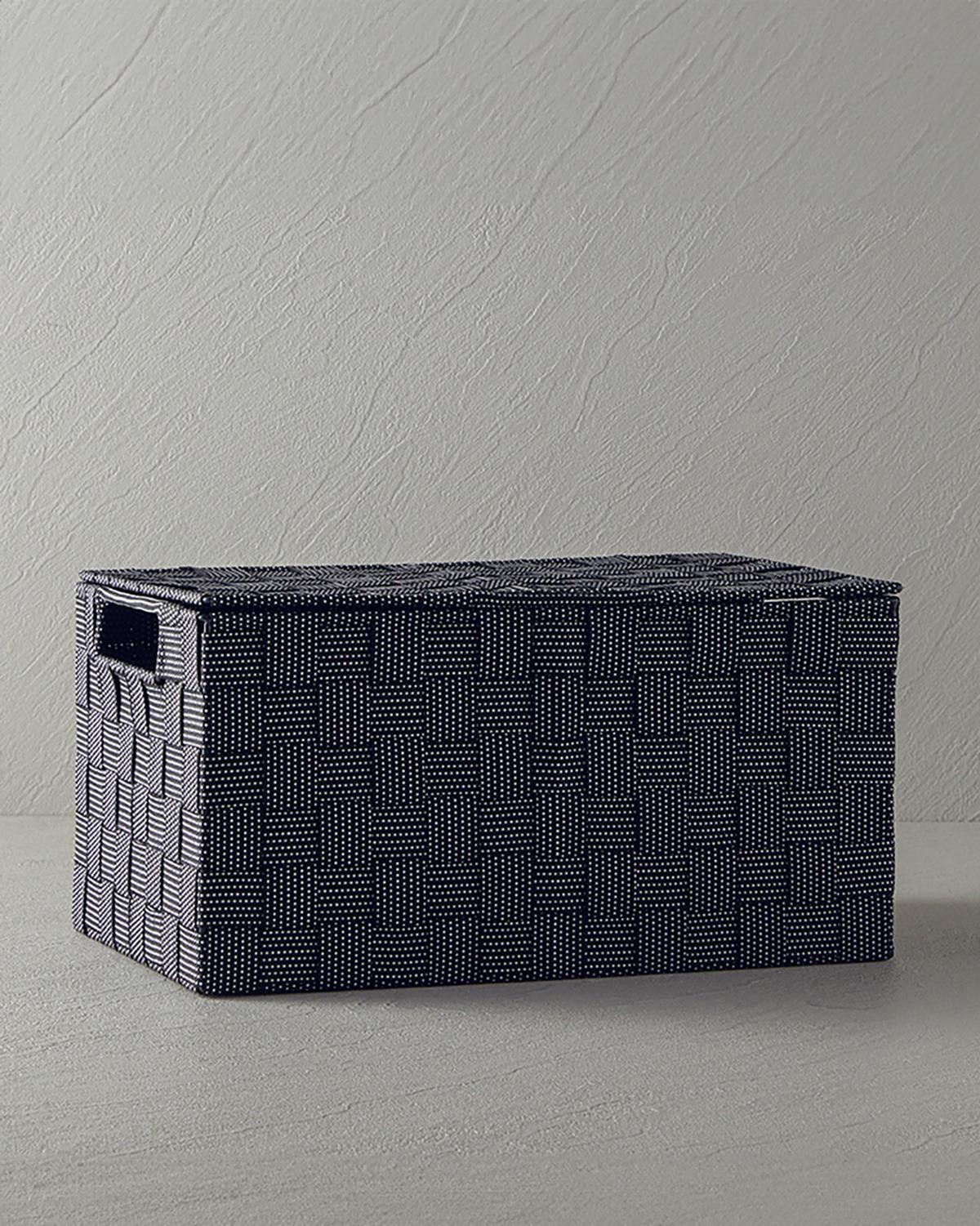 Shine Kapaklı Saklama Kutusu Siyah