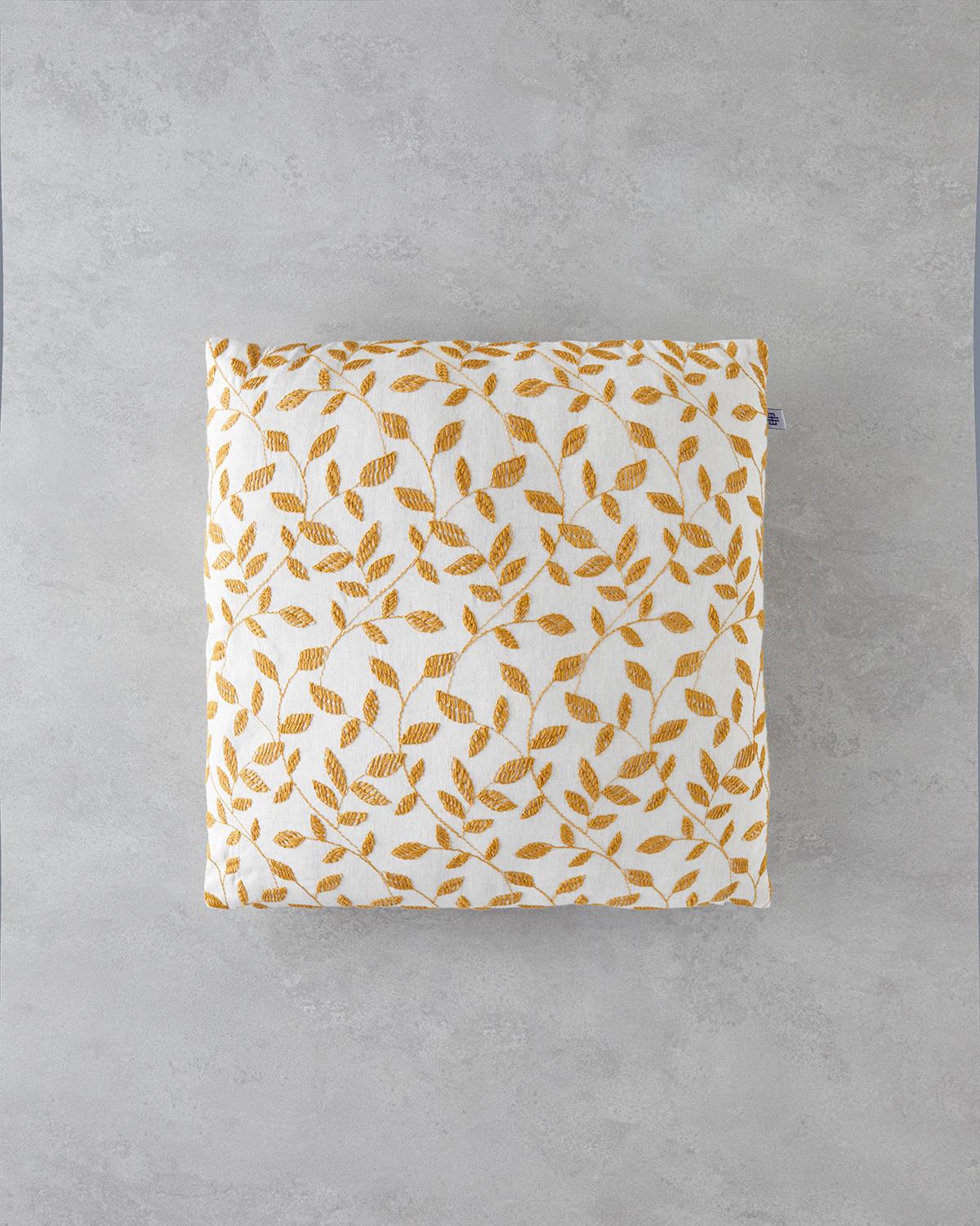 Shine Line Kırlent Kılıfı 42x42 cm Hardal