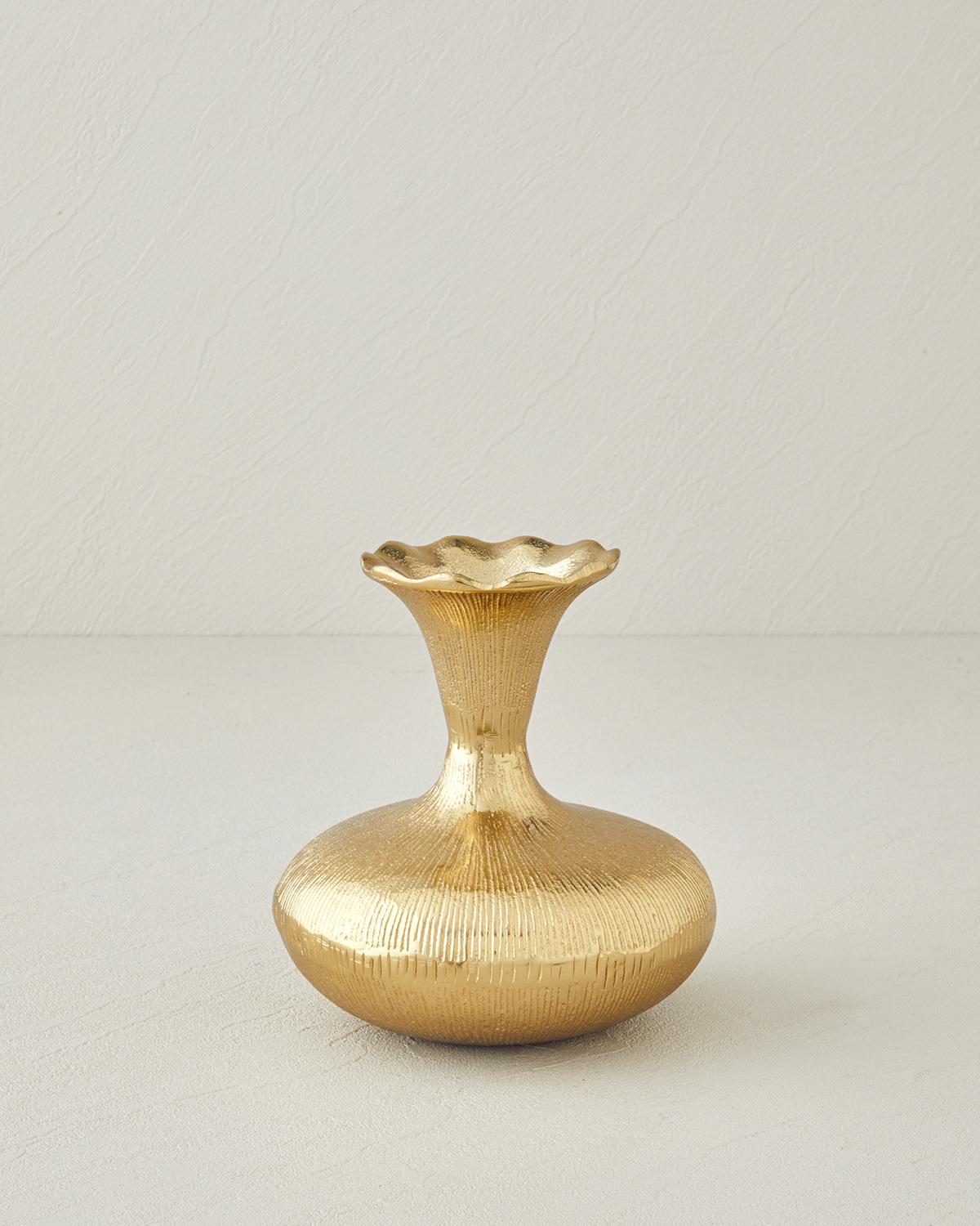 Silva Metal Vazo 6 x 6 x 6,5 cm Gold