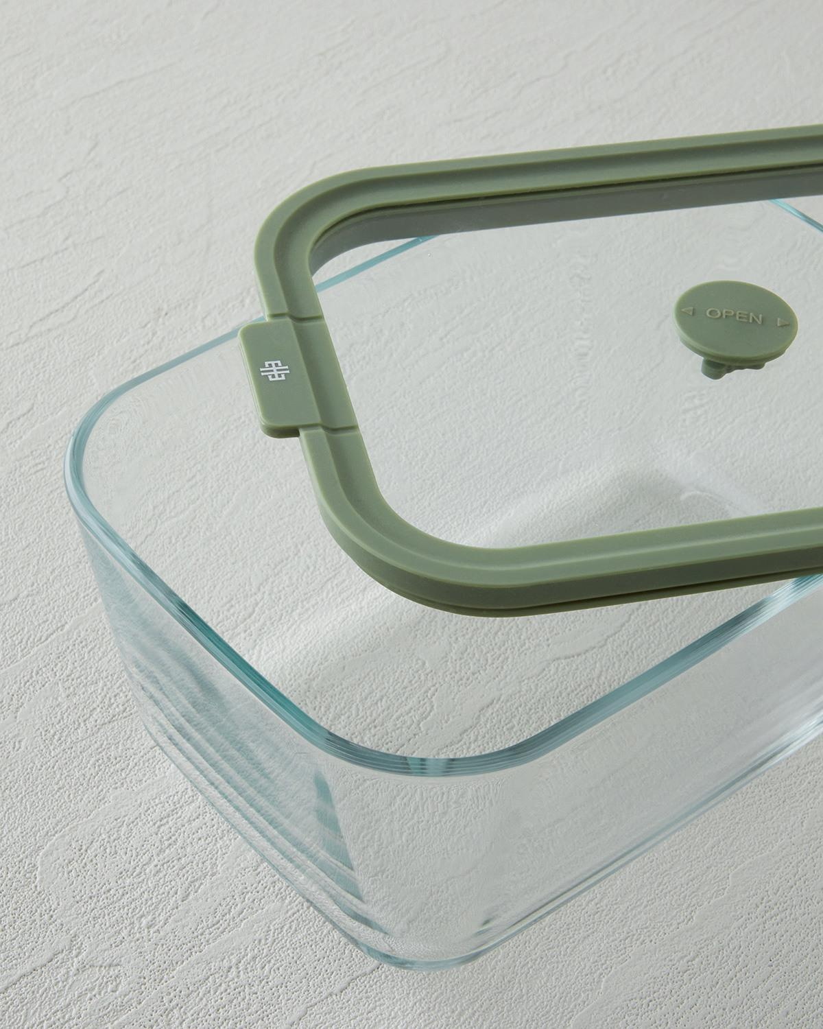 Simone Borosilikat Saklama Kabı 750 ml Yeşil