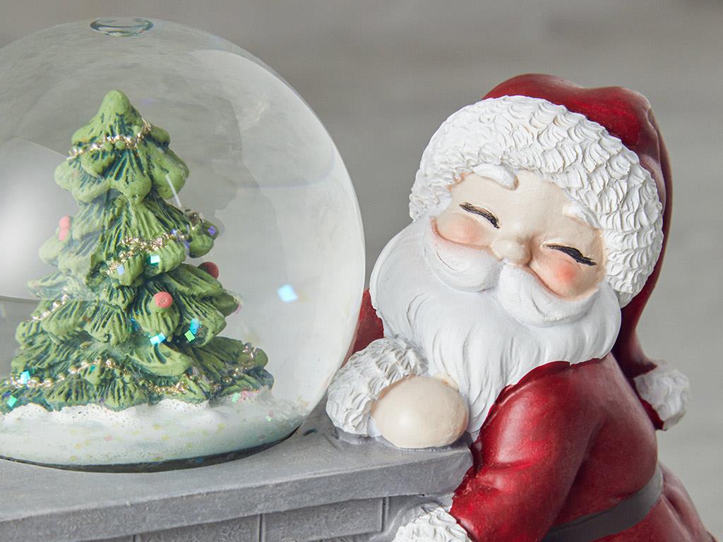 Snow Ball Ledli Kar Küresi Kırmızı