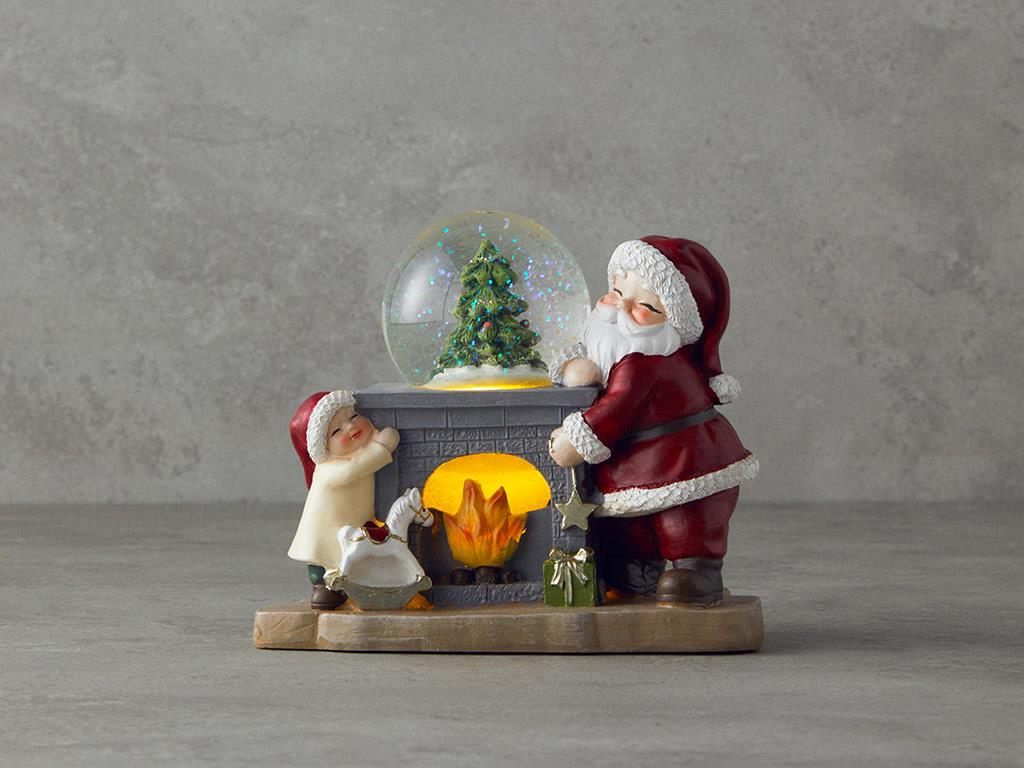 Snow Ball Ledli Kar Küresi Kırmızı