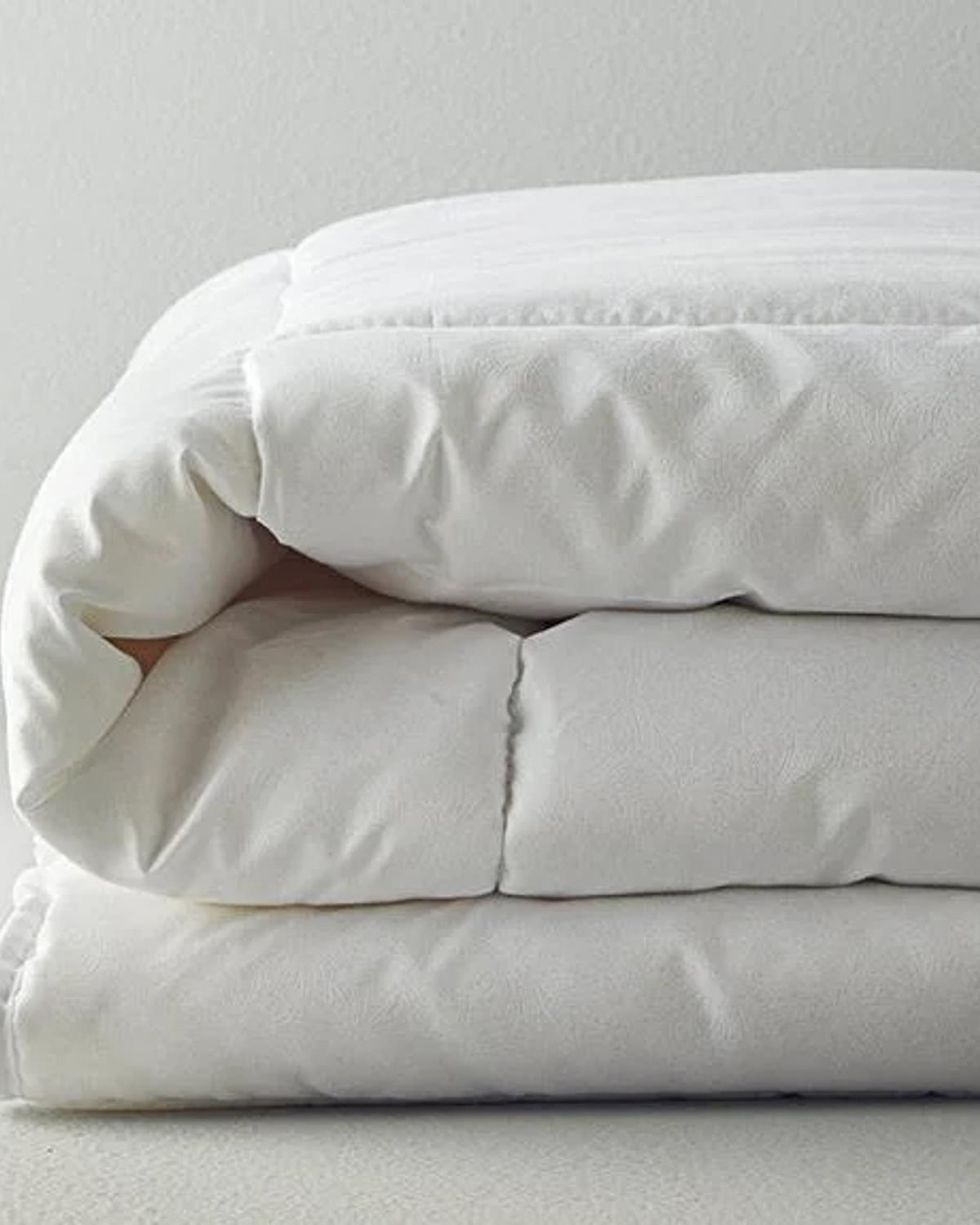 Soft Bambu Tek Kişilik Yorgan Beyaz