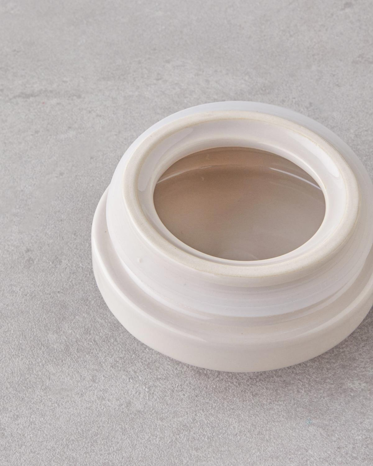 Soft Bloom Stoneware Kavanoz 18 cm Krem