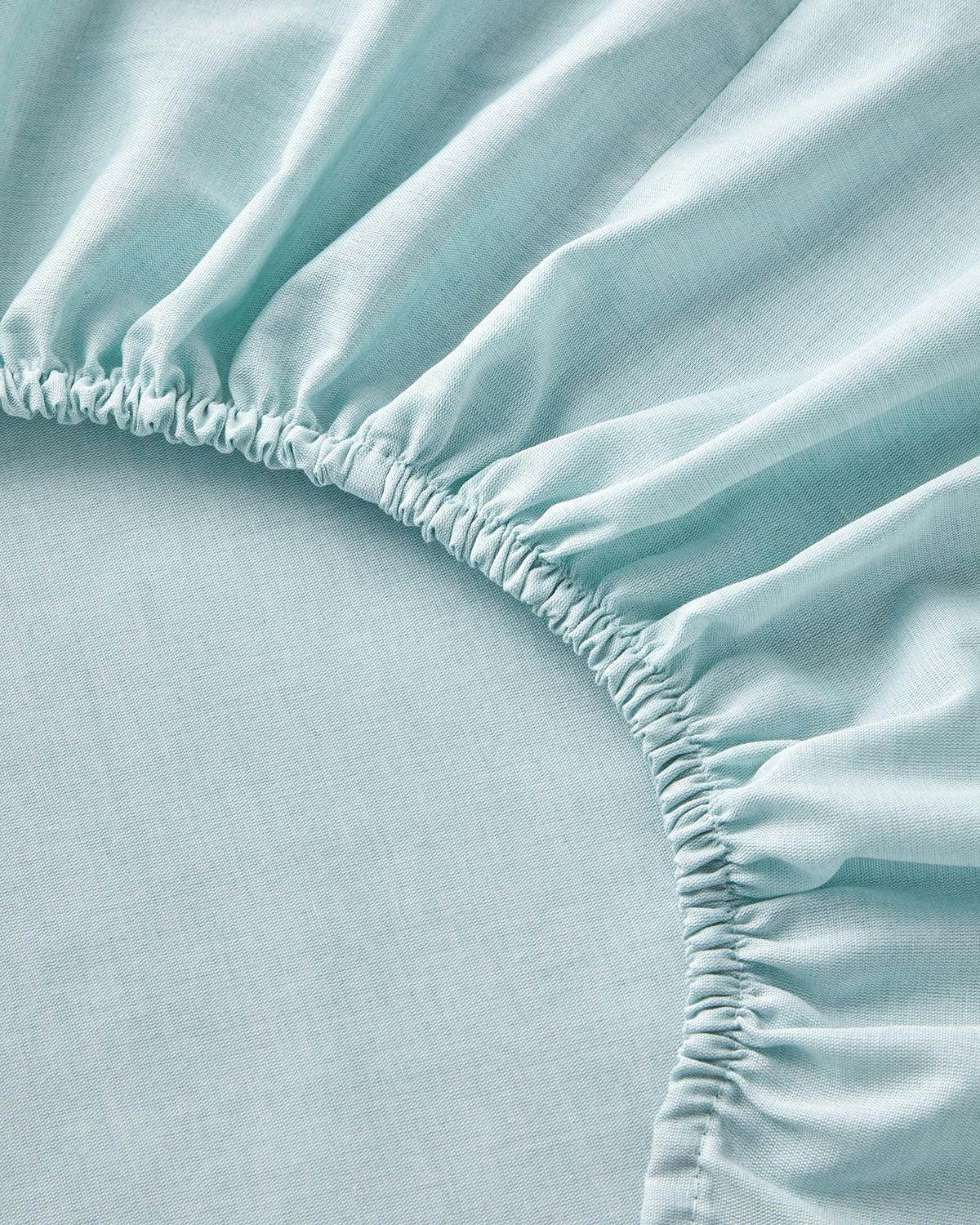Soft Streaks İpliği Boyalı Çift Kişilik Nevresim Takımı 200x220 cm Yeşil