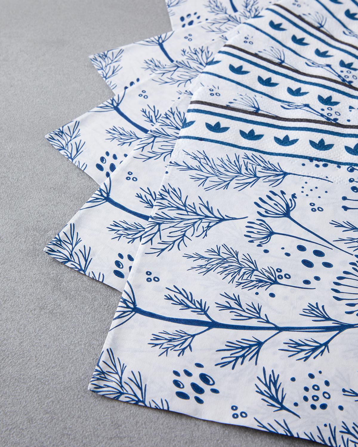 Solea Kağıt 20'li Kağıt Peçete 33x33 cm Lacivert