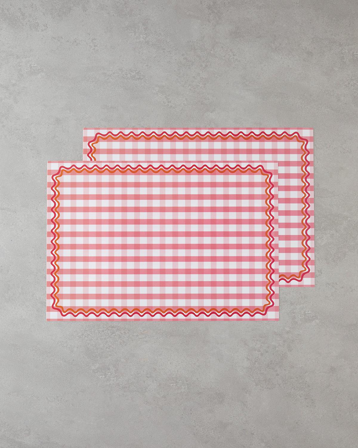 Sommertanz Polipropilen 2li Amerikan Servis 29x42 cm Kırmızı