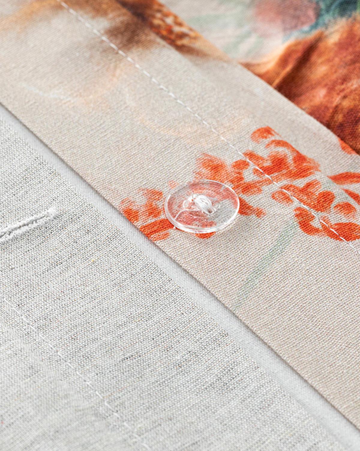 Spring Time Dijital Baskılı Soft Cotton Tek Kişilik Nevresim Takımı Bej