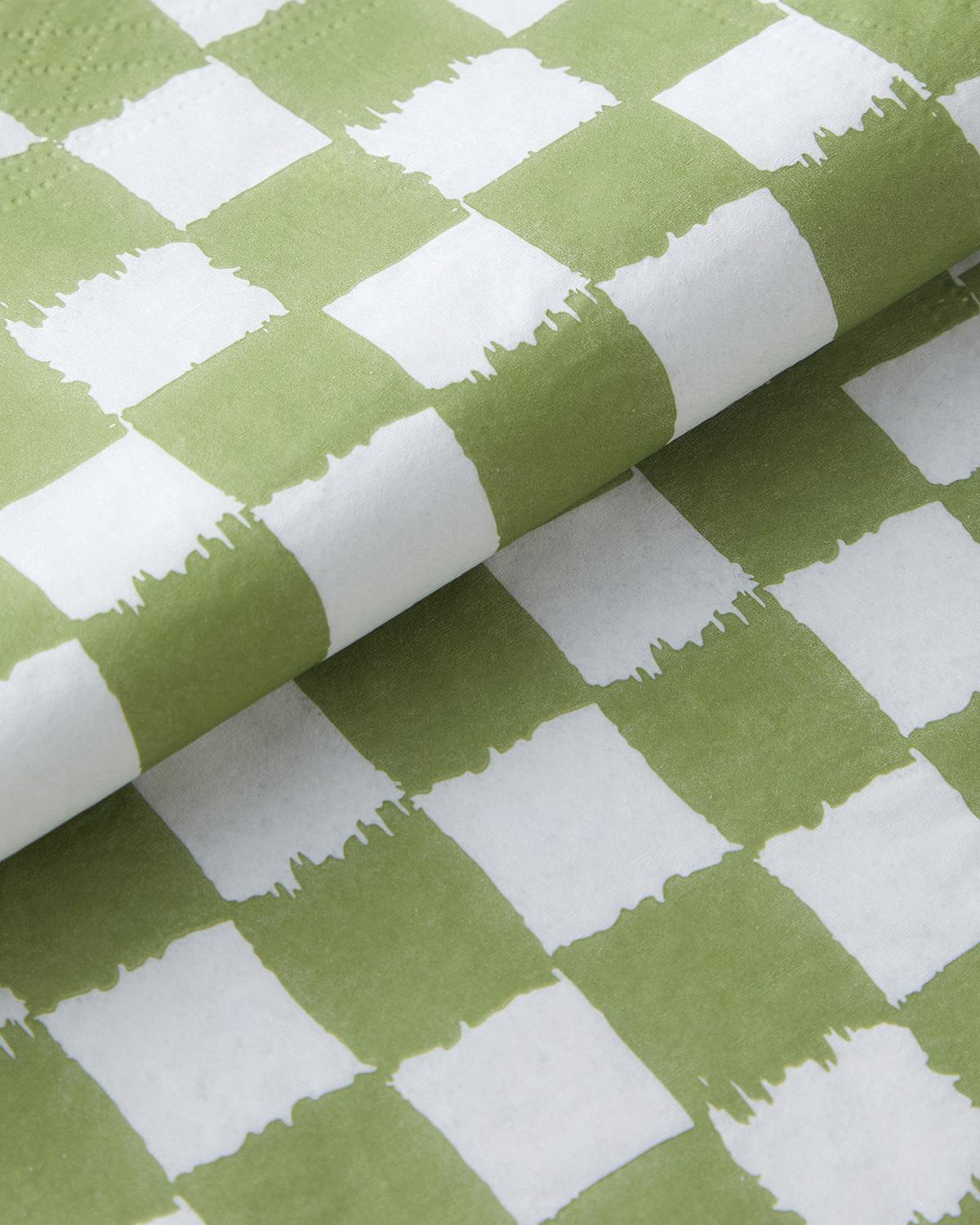 Squarify Green Kağıt 20'li Kağıt Peçete 33x33 cm Yeşil