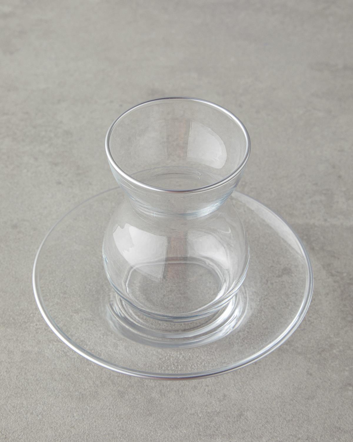 Stellar Cam 12 Parça 6 Kişilik Çay Seti 140 ml Silver